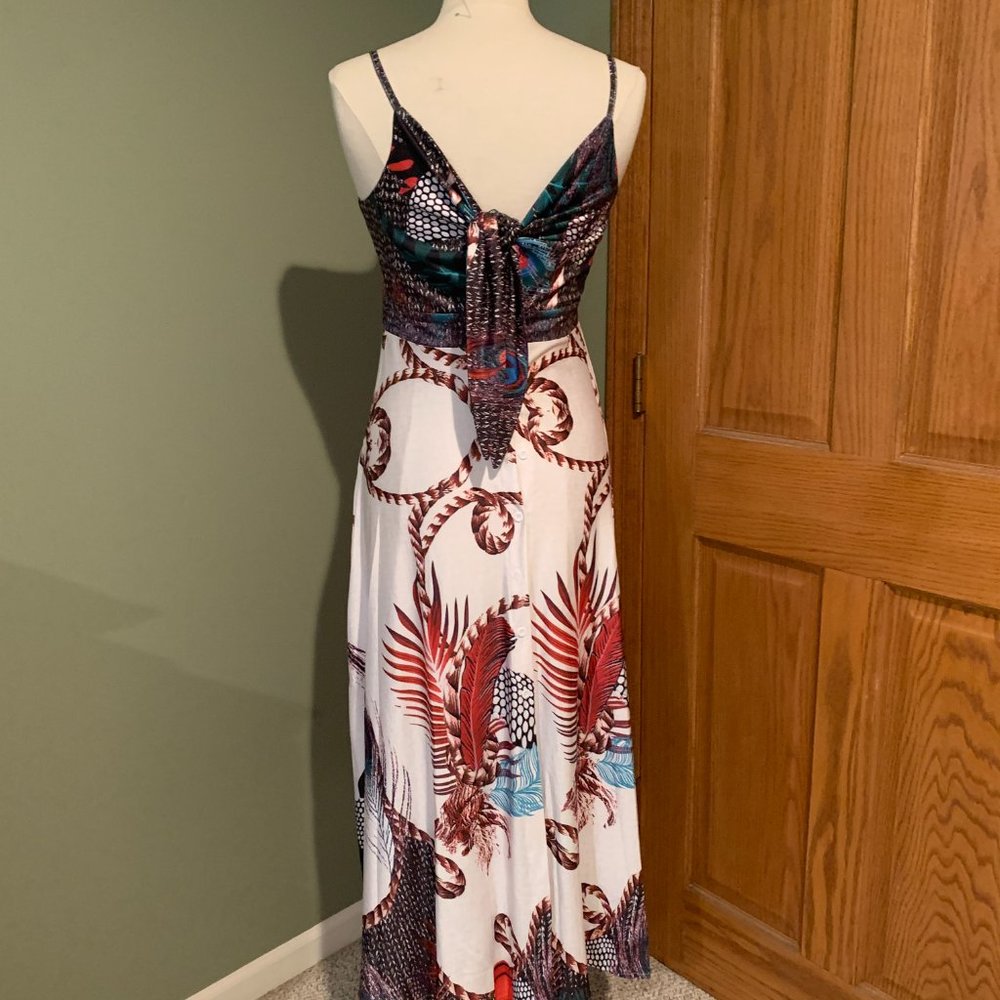 Peacock sundress M NWOT #174 - Picture 4 of 5